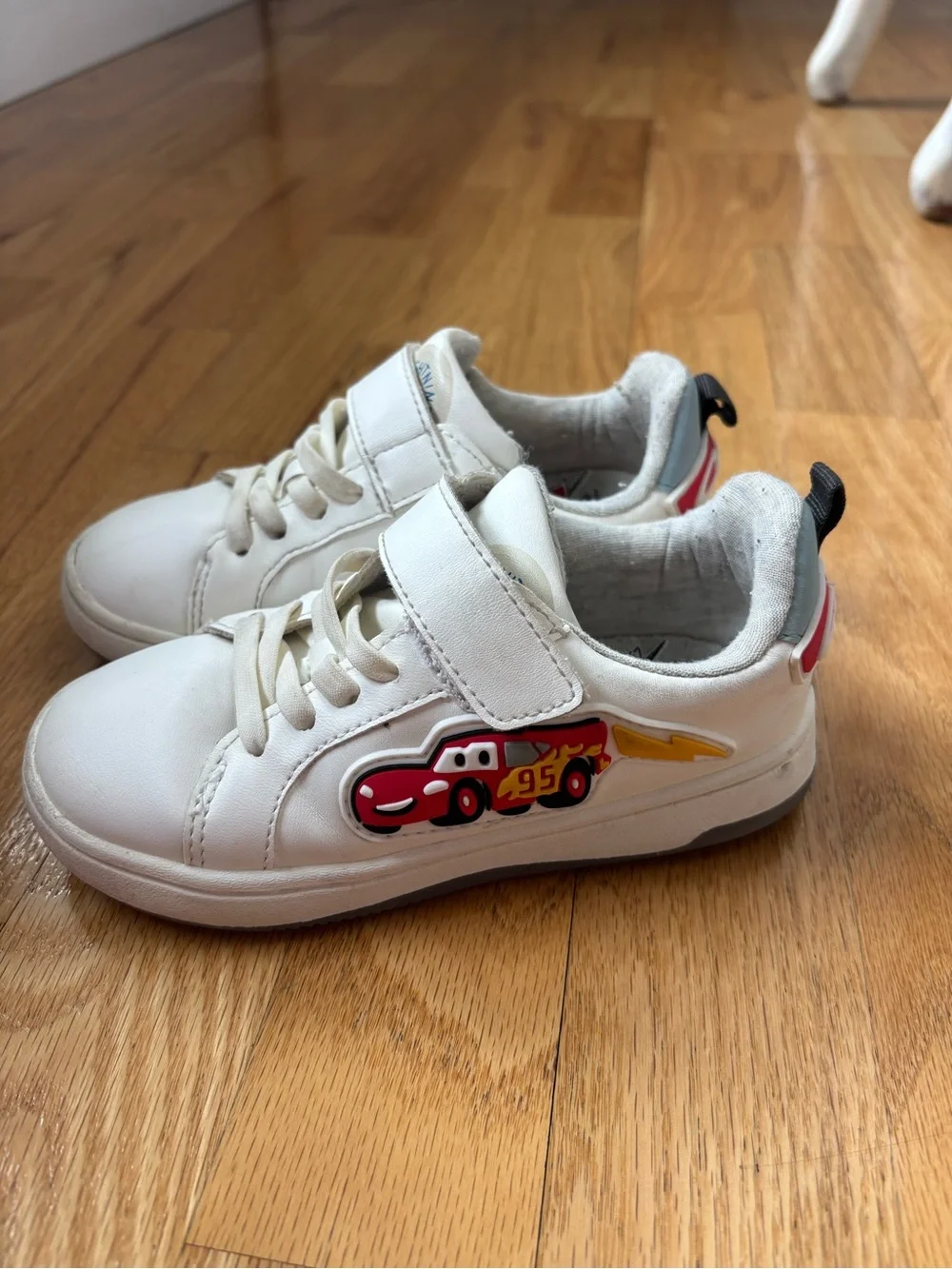 Kids ZARA Disney Cars Lightning McQueen Velcro Sneakers